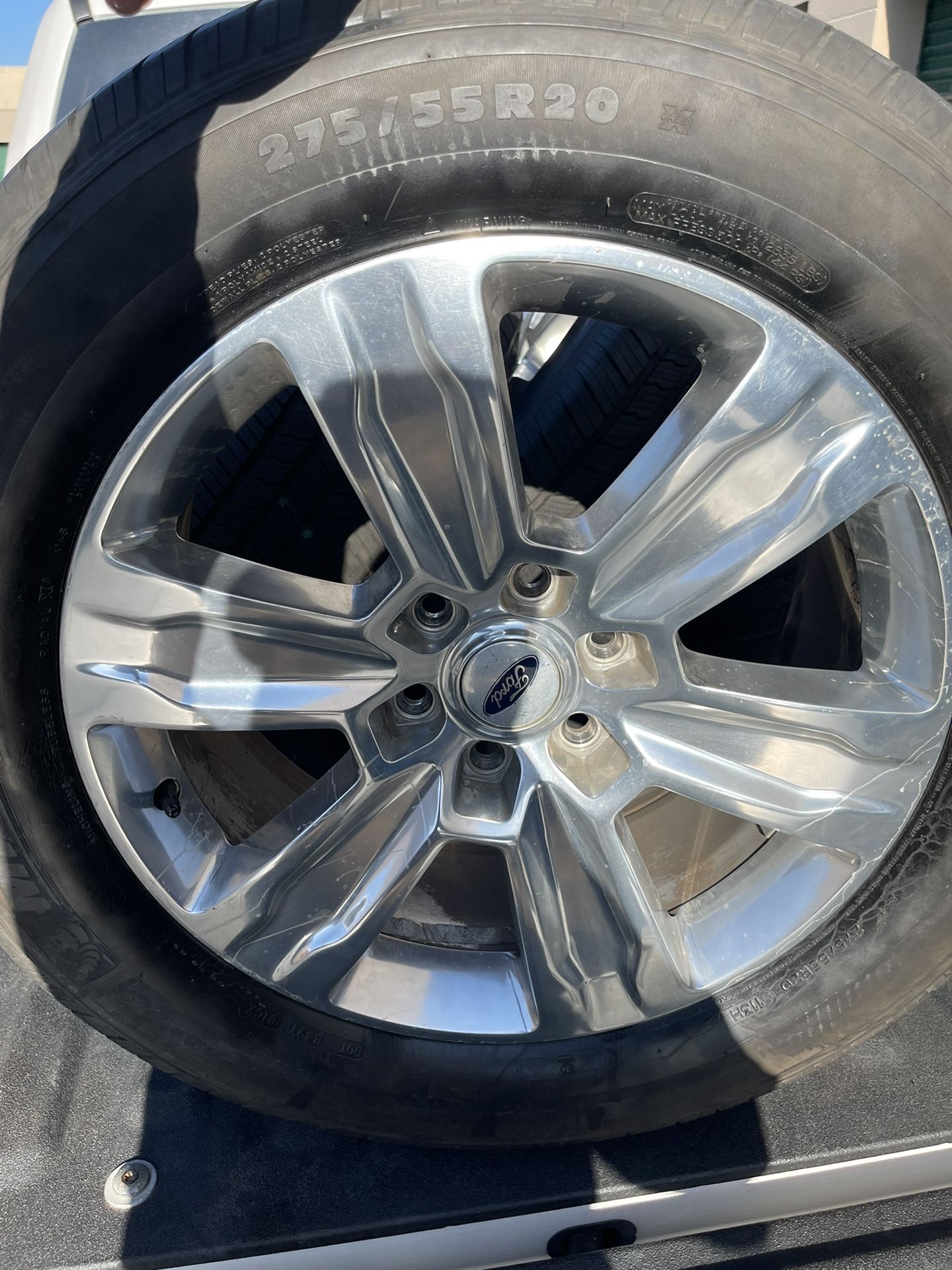 Ford F-150 Platinum Stock Wheels
