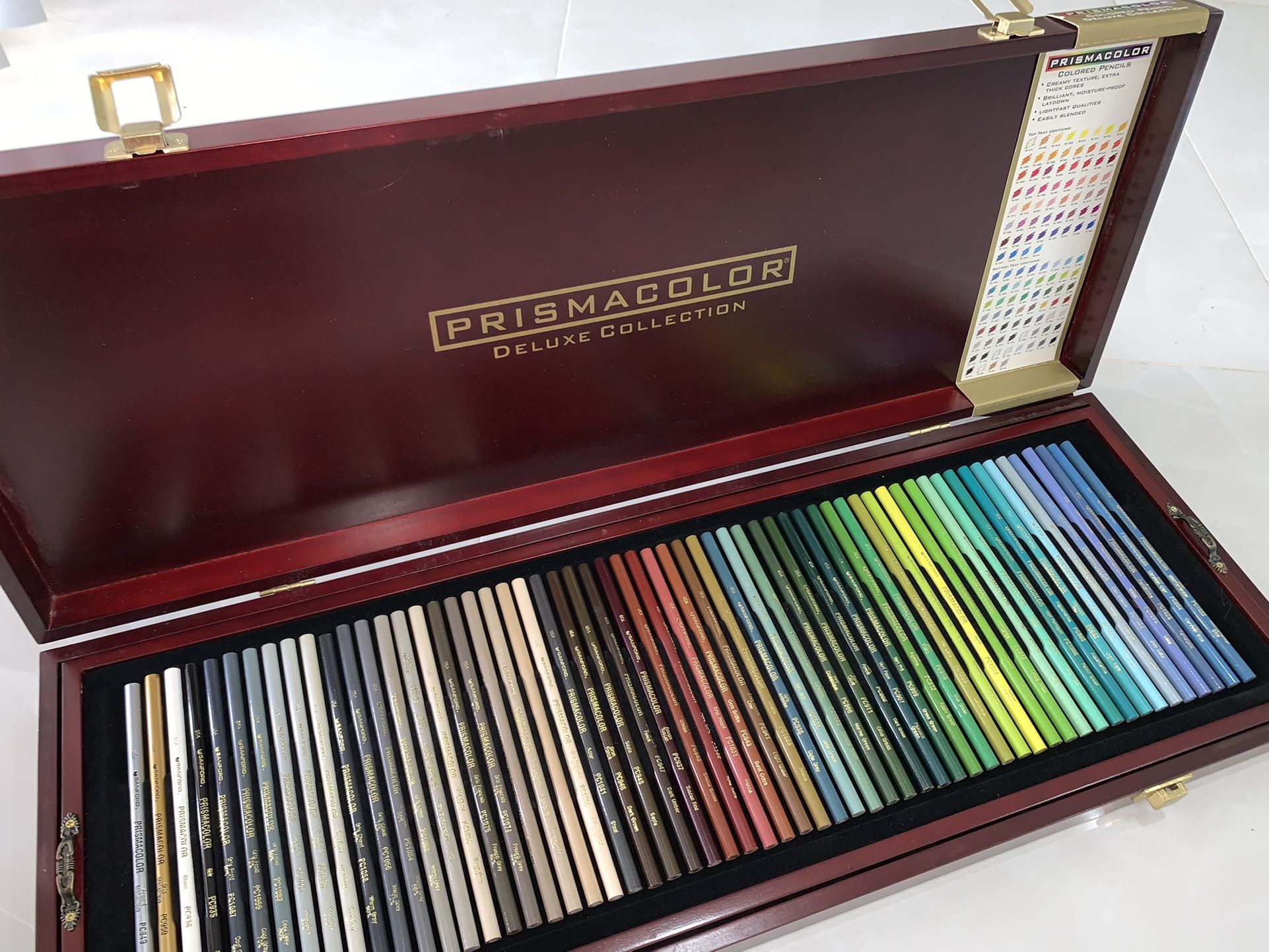 Prismacolor Deluxe Colored Pencils 120 Count NEW