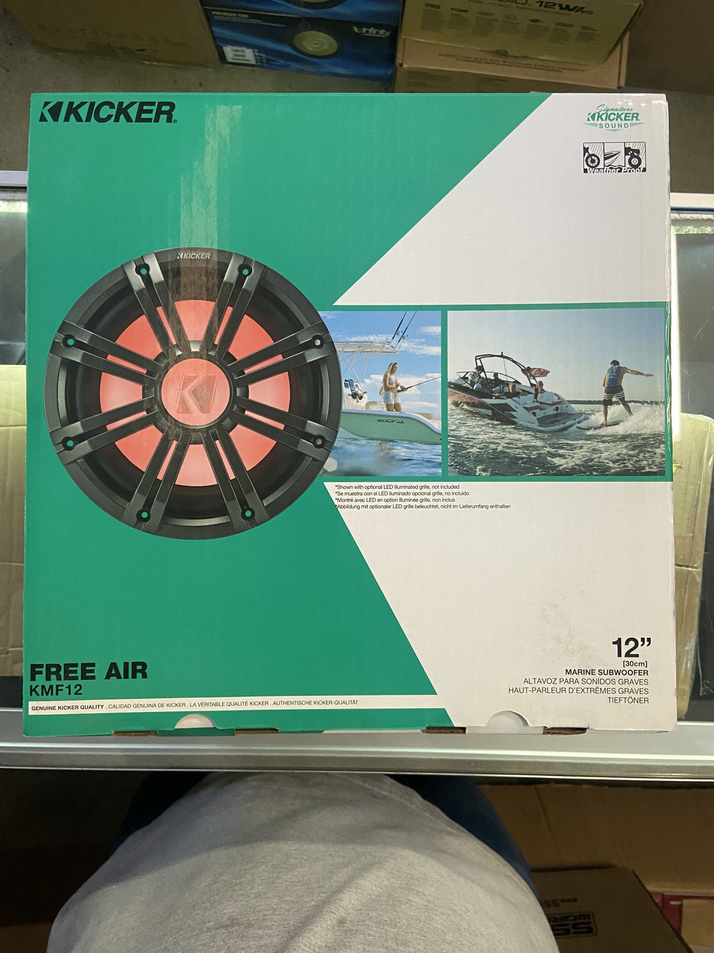 Kicker 12 Inch Marine Subwoofer Free Air