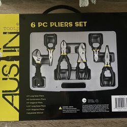 Pliers Set - 6 Piece-new! 