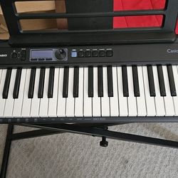 Casio CT-S300 61-Key Keyboard with Stand & Power Supply