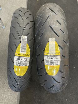 Dunlop GPR300 Tire Set R3 Ninja 300 Cbr300 Rc390