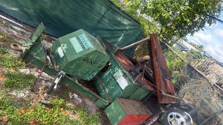 heavy-duty self-dumping hopper / scrap metal dumpster trailer