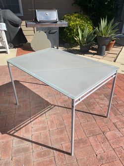 Glass table