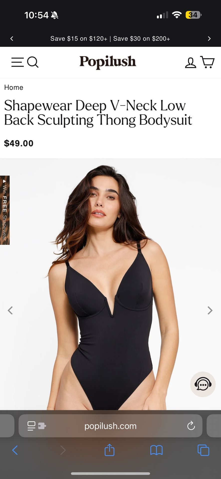 Small Bodysuit Popilush With Tags