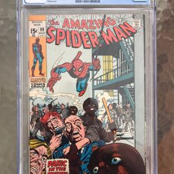 Amazing Spider-Man #99 (1971) CGC 8.0 — O/w to White Pages; Johnny Carson