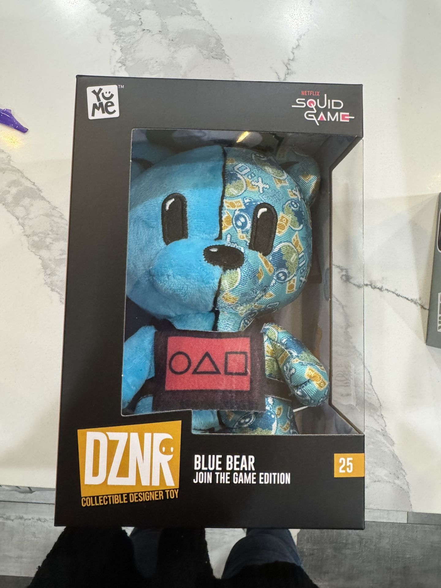 New in Box: Squid Game Blue Bear Join the Game Edition DZNR 7-Inch Plush