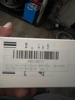 Chrysler ignition switch