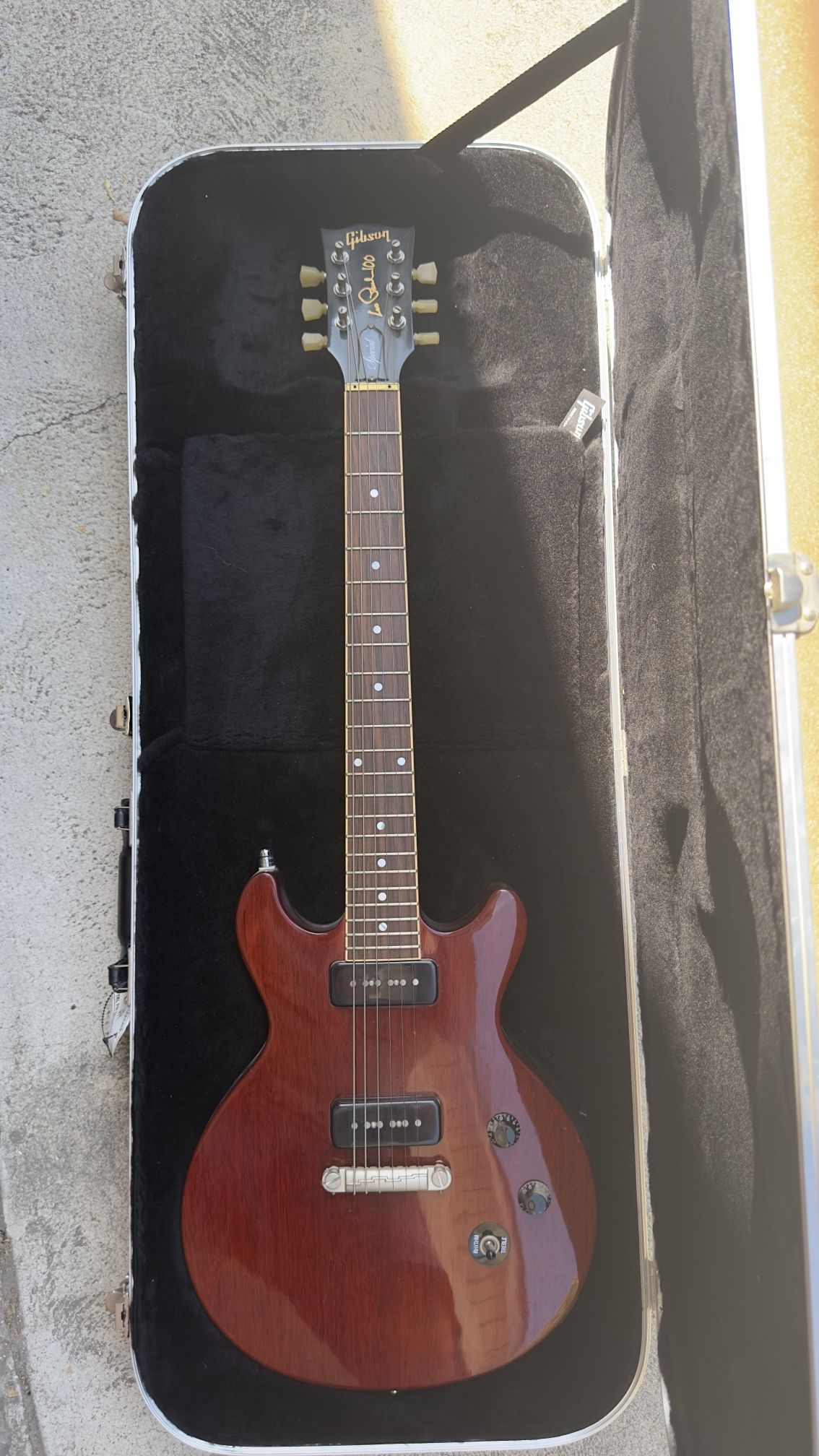 Gibson Les Paul Jr. Double Cut With G-force Tuner Electric Guitar