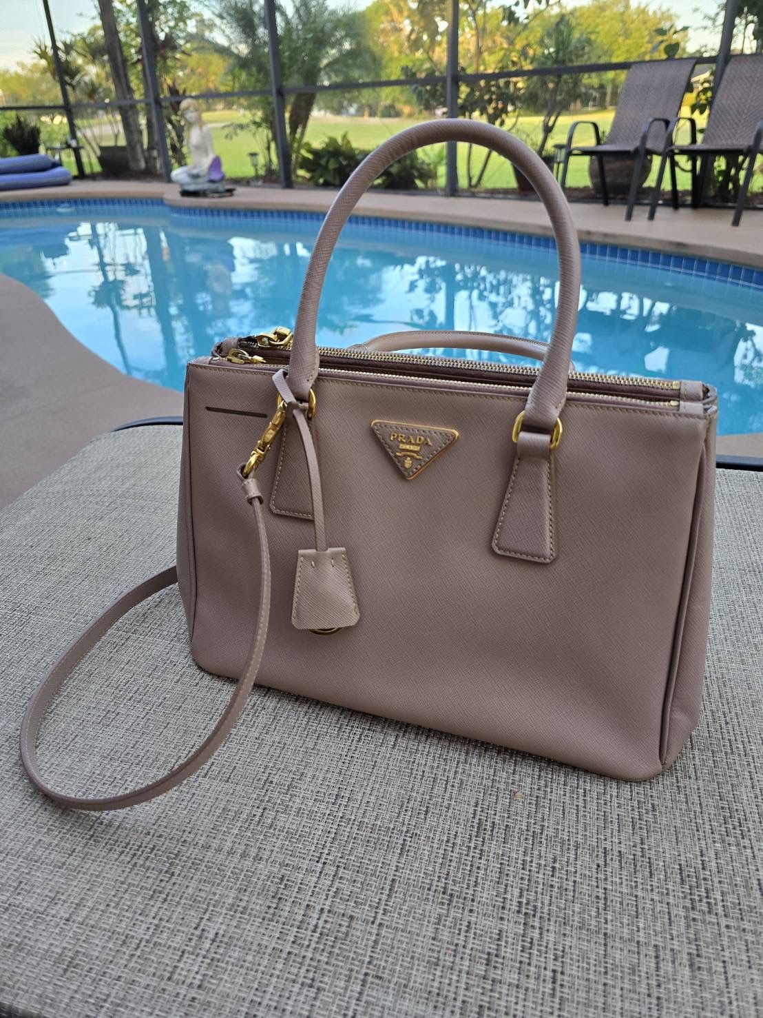 Prada Saffiano Leather Bag.