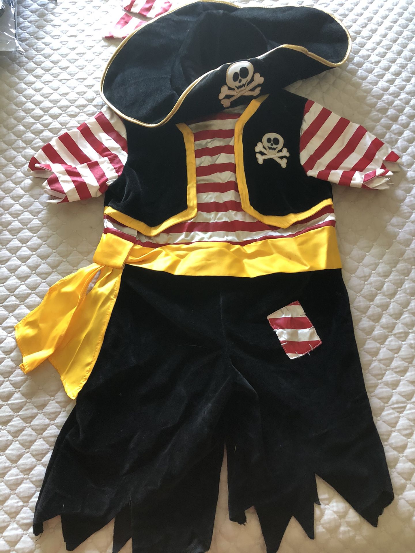 Kids Super Cute PIRATE Halloween Costume 2T