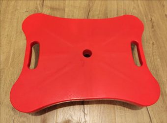 Red Indoor Scooter Board with Handles