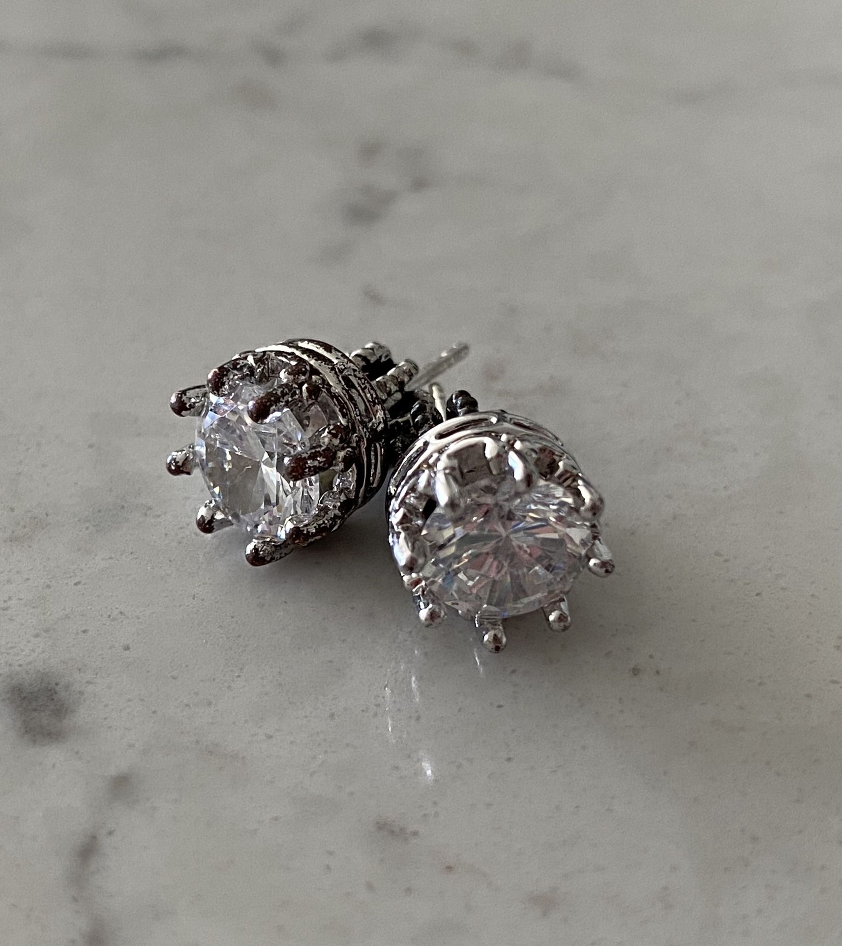 Juicy Couture Diamond Crown Earring Studs