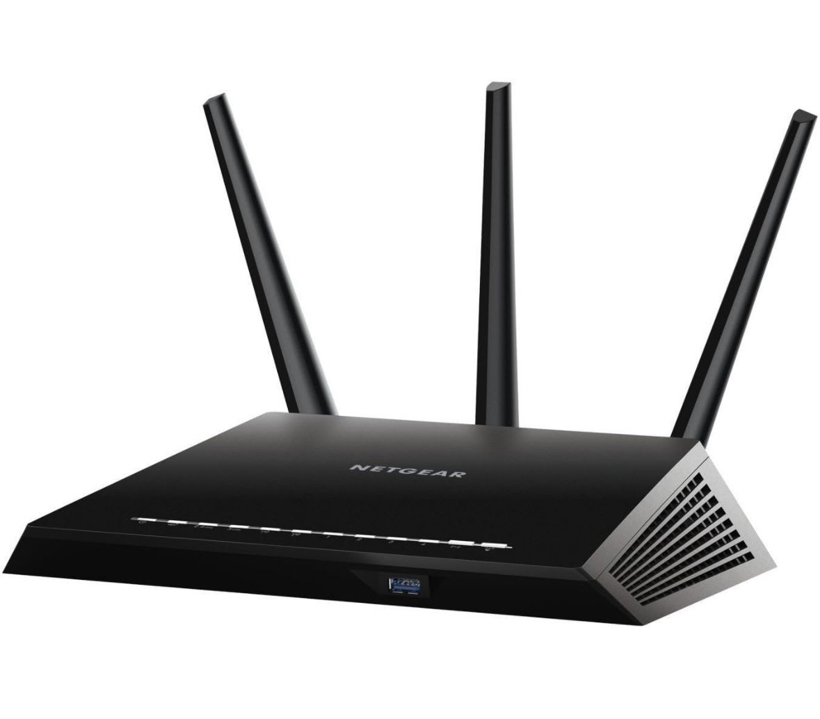 NETGEAR Nighthawk AC1900 Smart WiFi Router – Dual Band Gigabit (R6900-100NAS)