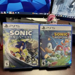 NEW SEALED Sonic Superstars + Sonic Frontiers For Playstation 5