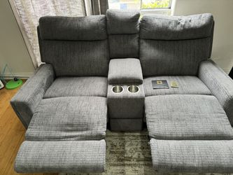 3 + 2 Piece Recliner Sectional Couch with Storage, Cupholders and USB connection