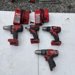 Milwaukee drill lot