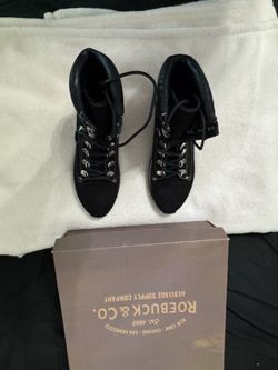 Black and white  boot