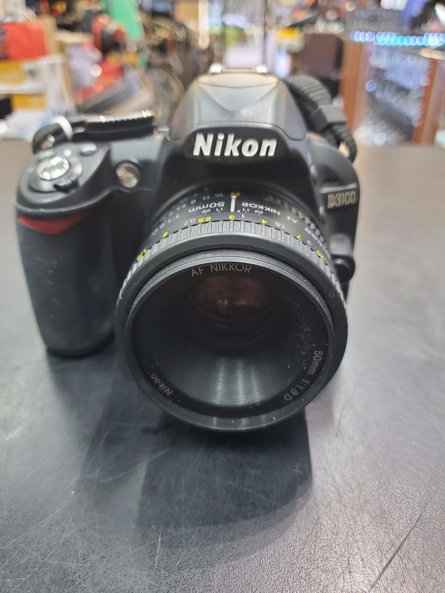Nikon D3100 Digital Camera with 50mm 1:1.8D and Charger
