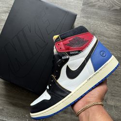 Fragment x Union LA x Air Jordan 1 Retro ‘Varsity Red Sport Royal’ (size 11)