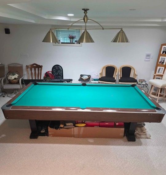 Brunswick 9ft 3 Piece Slate With Ball Returns