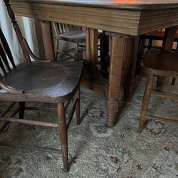 Victorian Table And Chairs