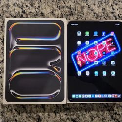 Apple iPad Pro 11” M4 – 256GB (Wi-Fi Only) – Space Black – Mint Condition