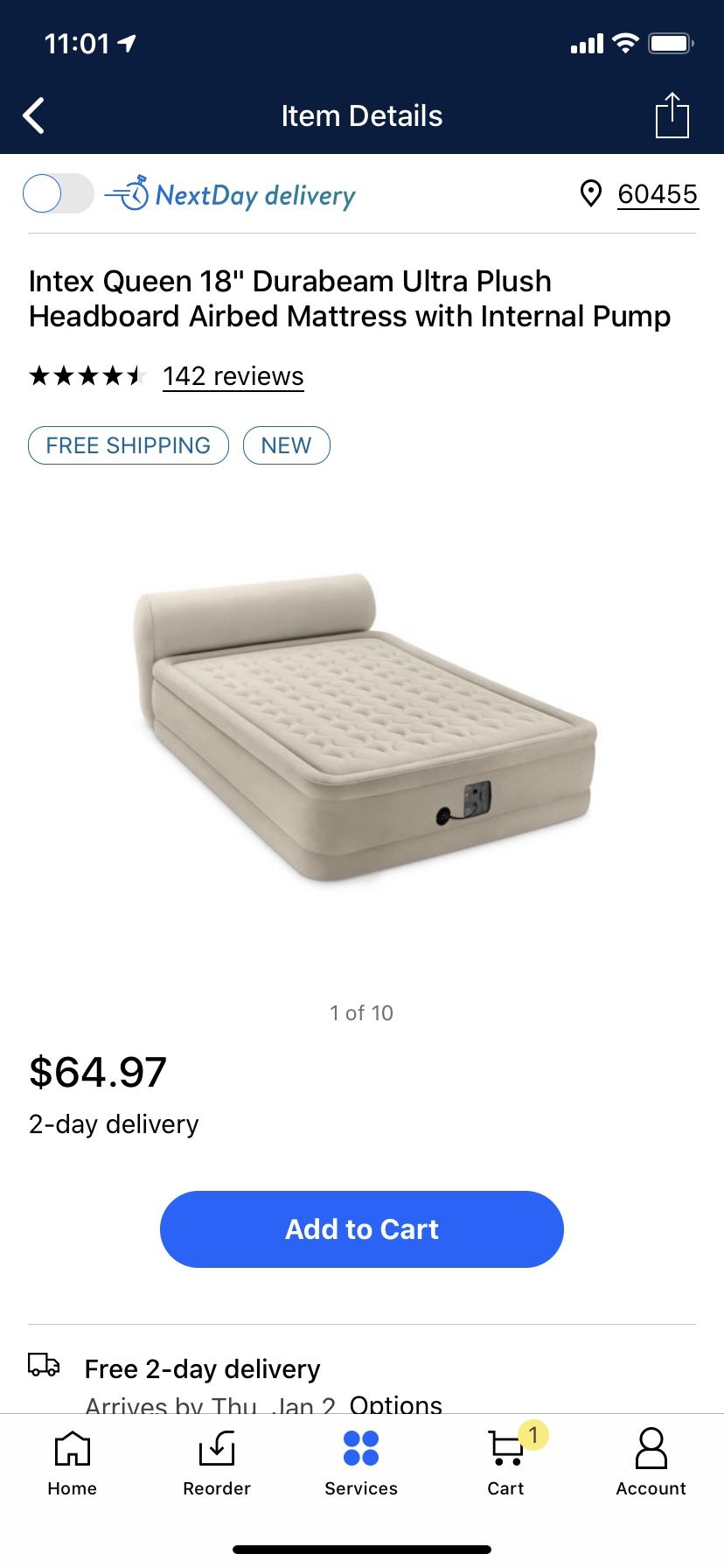 18 inch intex mattress