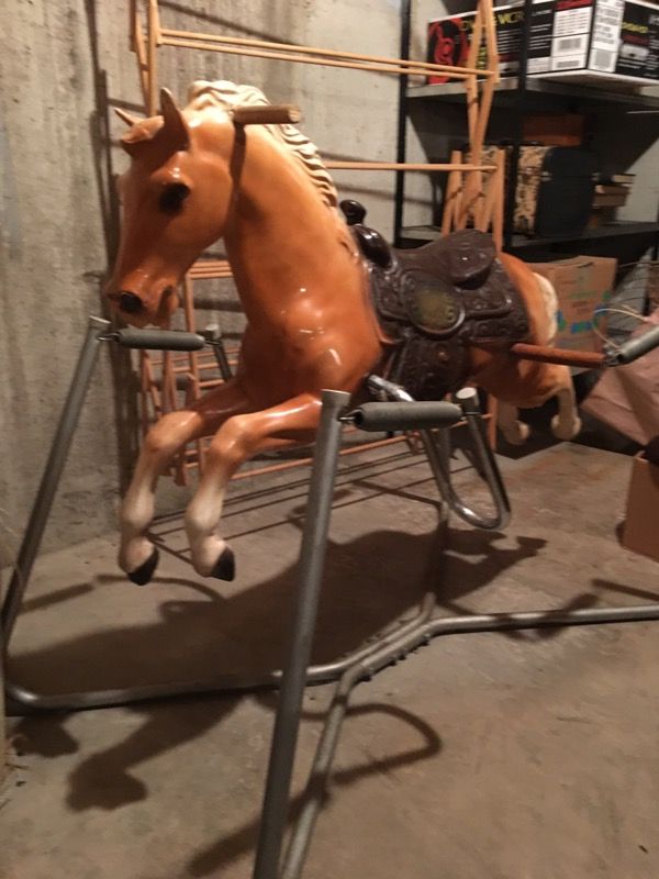 Vintage Palomino Pal Rocking Horse
