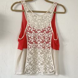 Urban Outfitters Pins & Needles Lace Back Tank Top | Small