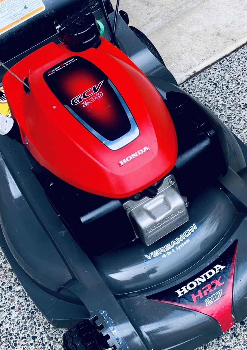 HONDA HRX217K6HYA 4in1 SelfPropelled Lawn Mower Hydrostatic