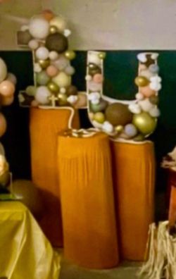 3 decorative cylinder covers;