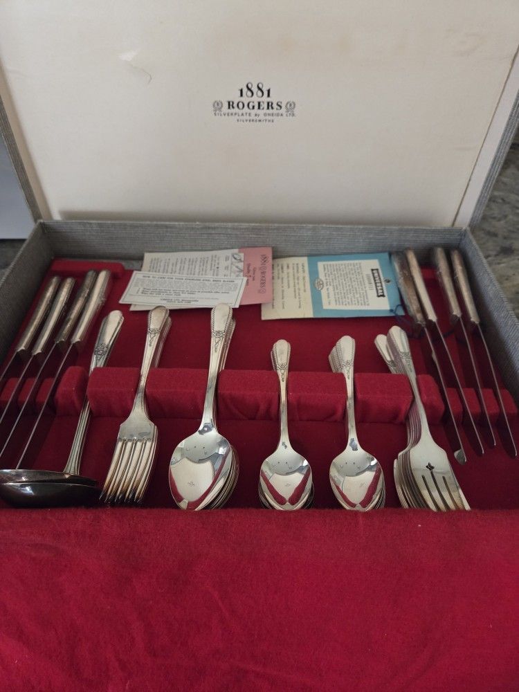 1881 Rogers Oneida Flatware Set