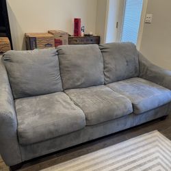 Light Blue Couch - Queen Pull Out
