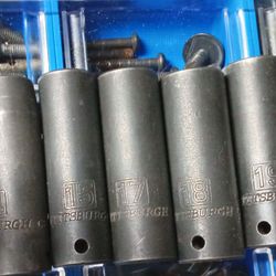 Pitburgh Impact Sockets 1/2 Inch Drive  20 Thru 24 