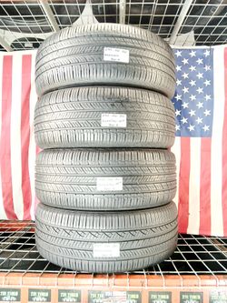✔️ Set of 4 Used Tires P245/50R20 HANKOOK DYNAPRO HP2 ALL SEASON 245 50 20