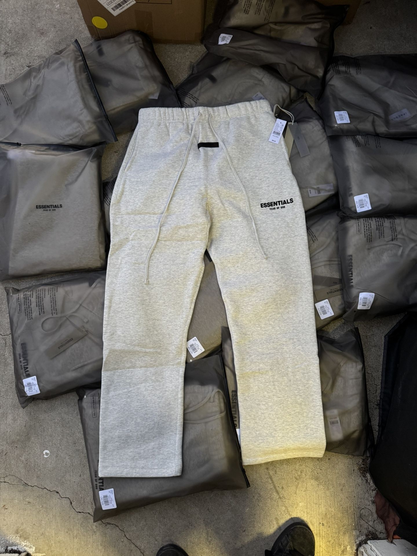 Light oat Uncuffed Sweats