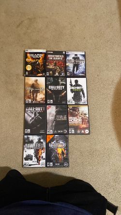 Lot of 11 PC Games – Call of Duty, Battlefield & More