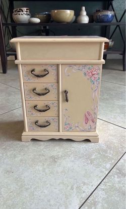 Vintage Ballerina Jewelry Box