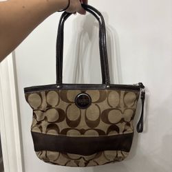 Coach monogram bag