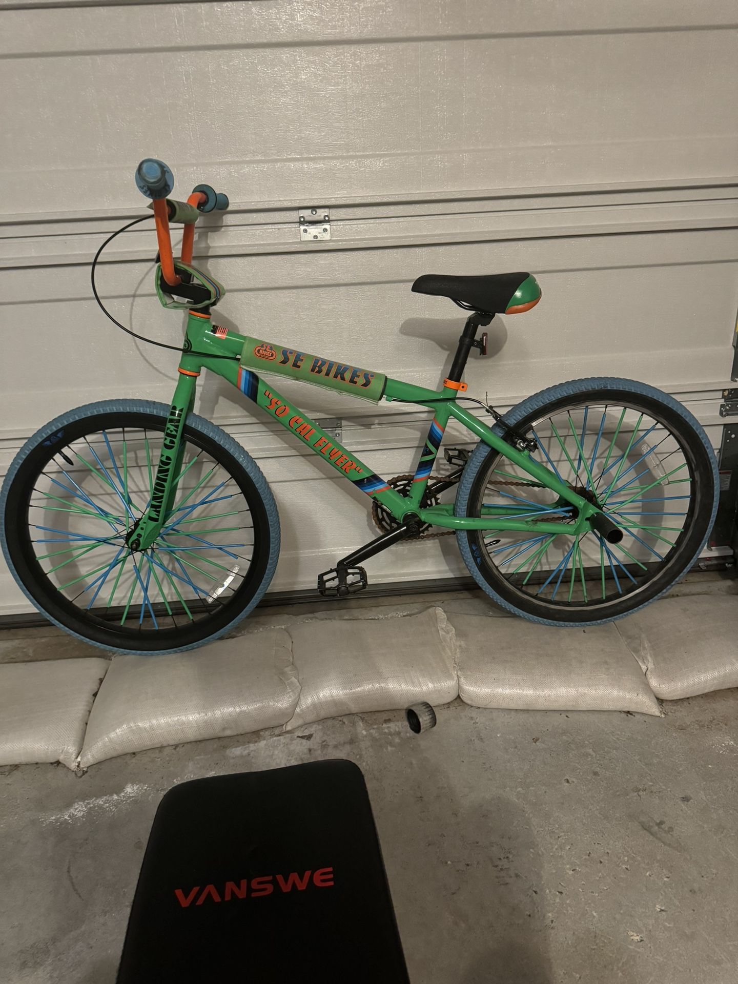 Se Bikes So Cal Flyer 24” Green BMX Bike