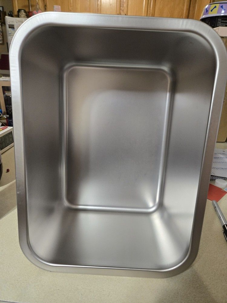 NEW Stainless Steel 3 Gallon Dog Dish