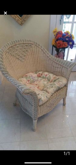 Fancy Rattan Easy Chair from Pier One Gorgeous!