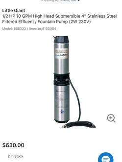 Fountain pump