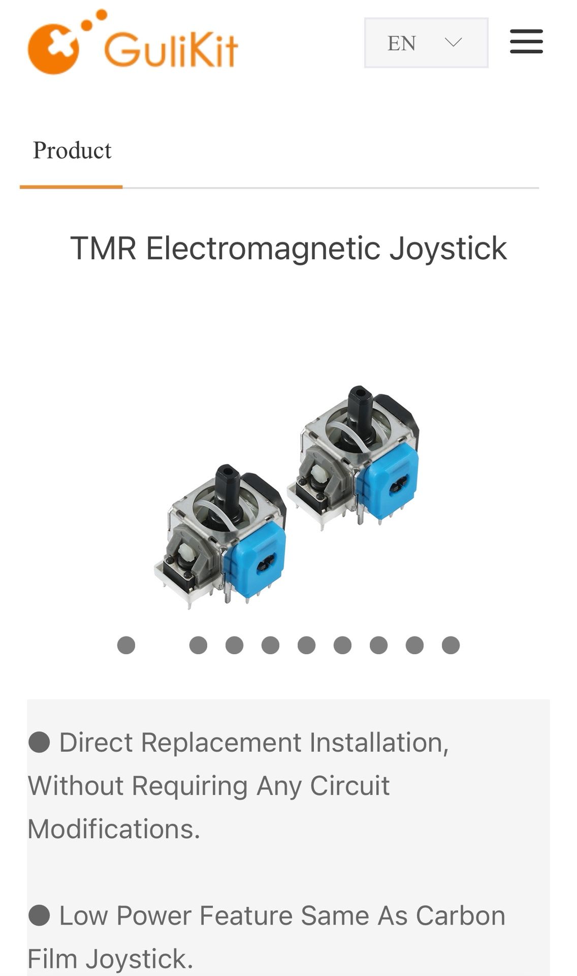 Gulikit Electomagnetic Joysticks PS5
