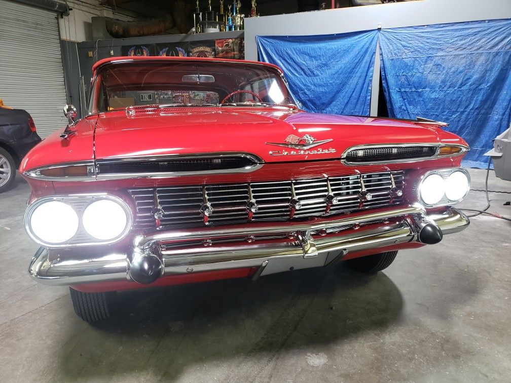 1958 To 1976 CHEVY IMPALA GLASS LED HEADLIGHTS