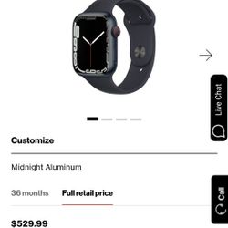 Apple Watch 7 Series 45mm Cellular Plus wifi Unlocked