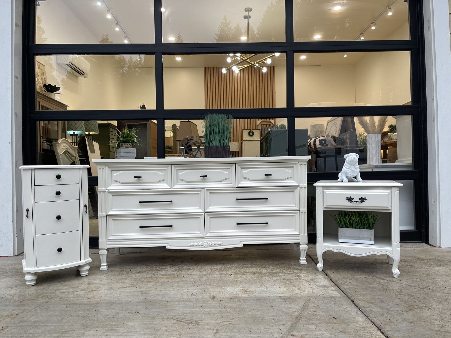 Modern Creamy, White Dresser