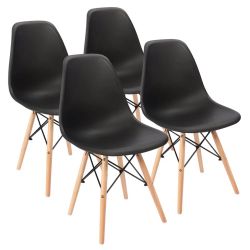 Black Modern Dining Chairs $45 each