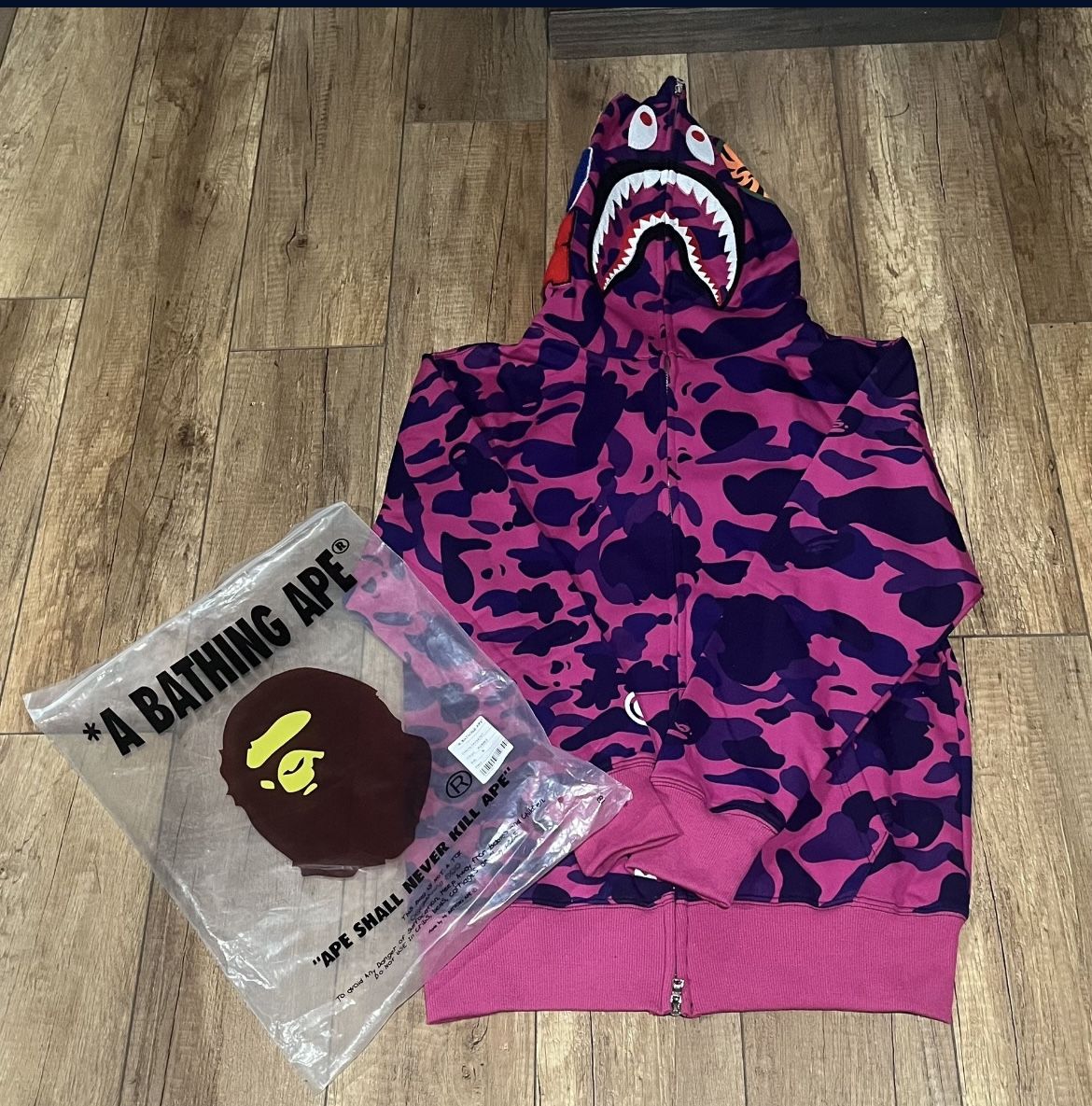 Purple Bape Hoodie